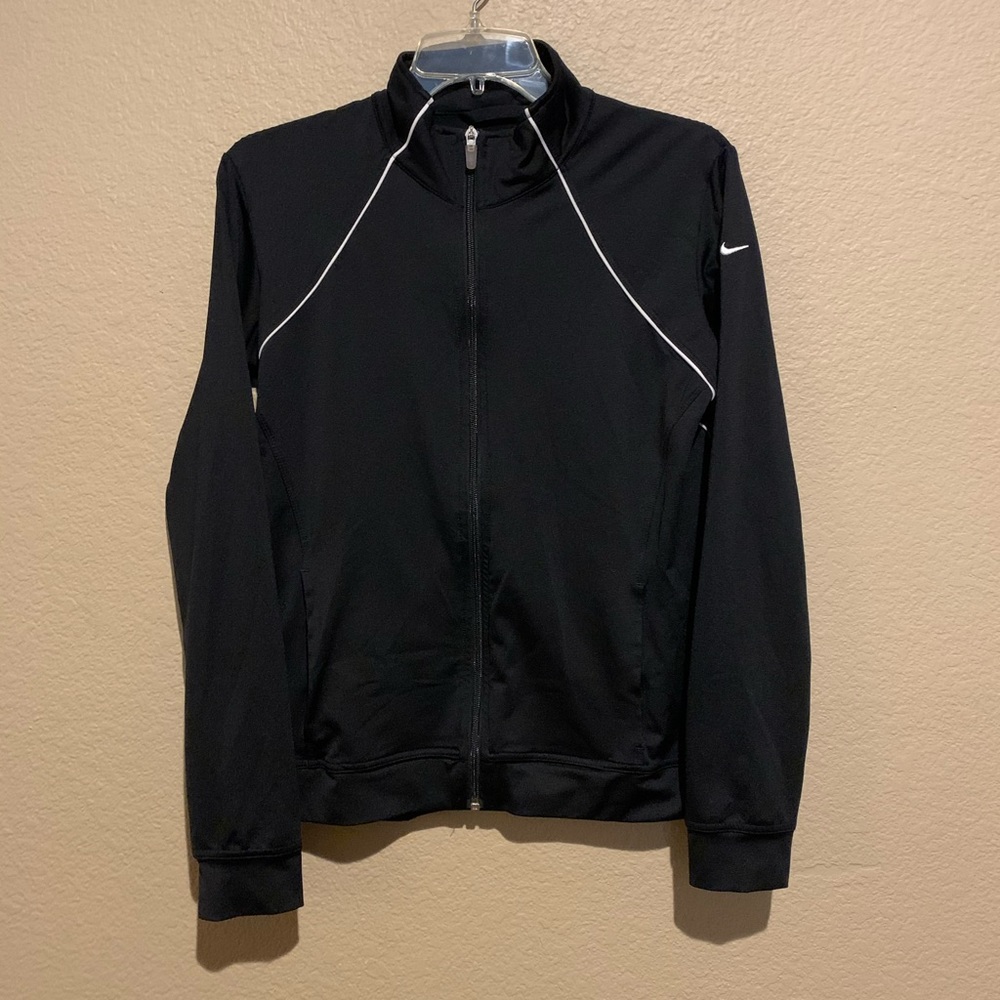 Nike Black Zip Up Track Jacket